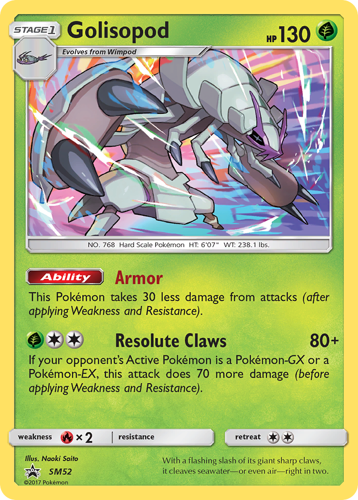 Golisopod (SM52) [Sun & Moon: Black Star Promos] | Black Swamp Games