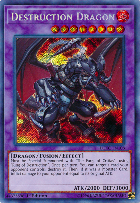 Destruction Dragon [LCKC-EN108] Secret Rare | Black Swamp Games