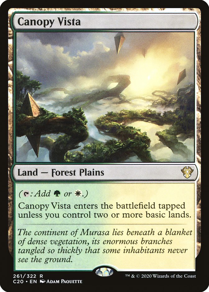 Canopy Vista [Commander 2020] | Black Swamp Games