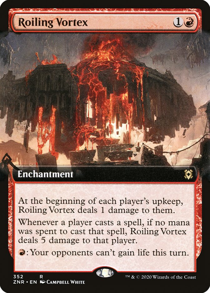 Roiling Vortex (Extended Art) [Zendikar Rising] | Black Swamp Games