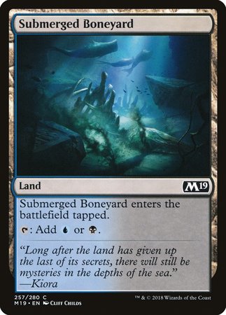 Submerged Boneyard [Core Set 2019] | Black Swamp Games