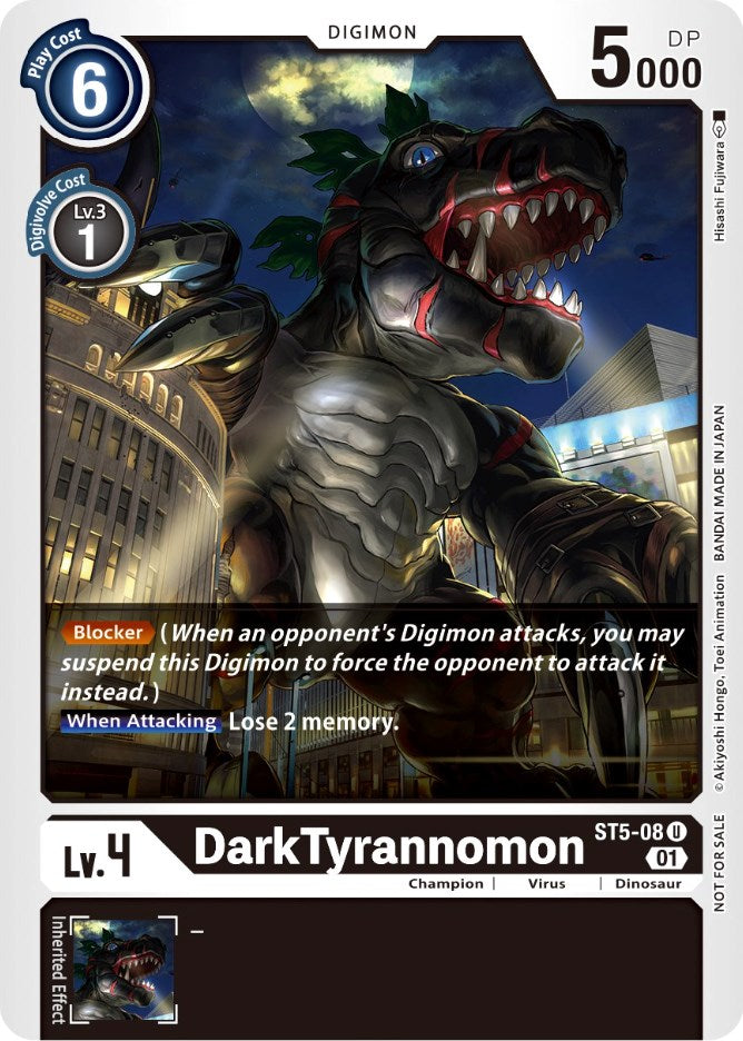 DarkTyrannomon [ST5-08] (Winner Pack X Record) [Starter Deck: Machine Black Promos] | Black Swamp Games