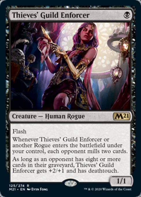 Thieves' Guild Enforcer [Core Set 2021] | Black Swamp Games