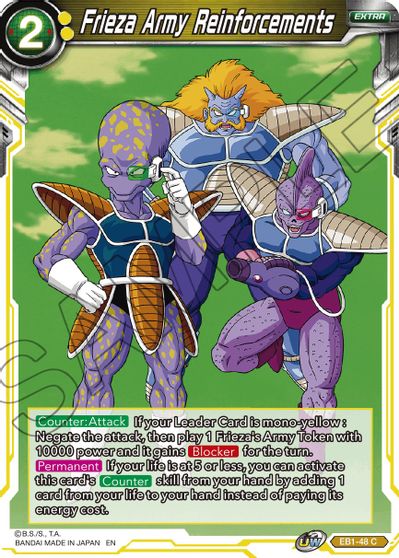 Frieza Army Reinforcements (EB1-48) [Battle Evolution Booster] | Black Swamp Games