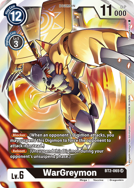 WarGreymon [BT2-065] [Release Special Booster Ver.1.0] | Black Swamp Games