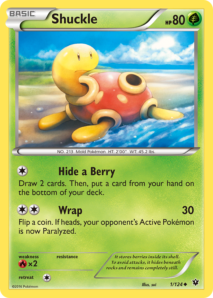 Shuckle (1/124) [XY: Fates Collide] | Black Swamp Games