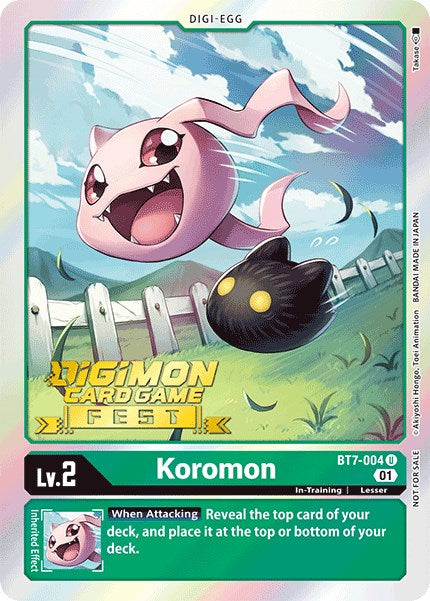 Koromon [BT7-004] (Digimon Card Game Fest 2022) [Next Adventure Promos] | Black Swamp Games