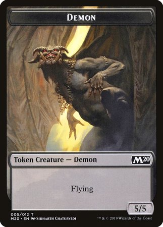 Demon Token [Core Set 2020 Tokens] | Black Swamp Games