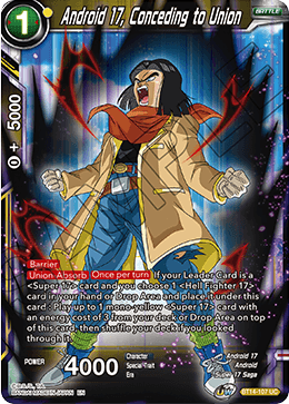 Android 17, Conceding to Union (BT14-107) [Cross Spirits] | Black Swamp Games