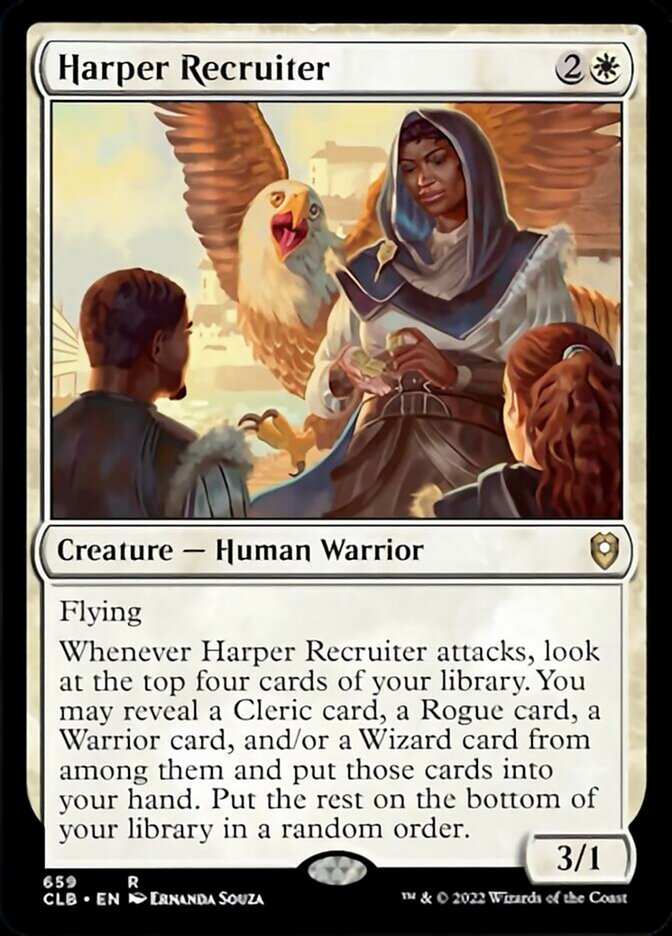 Harper Recruiter [Commander Legends: Battle for Baldur's Gate] | Black Swamp Games