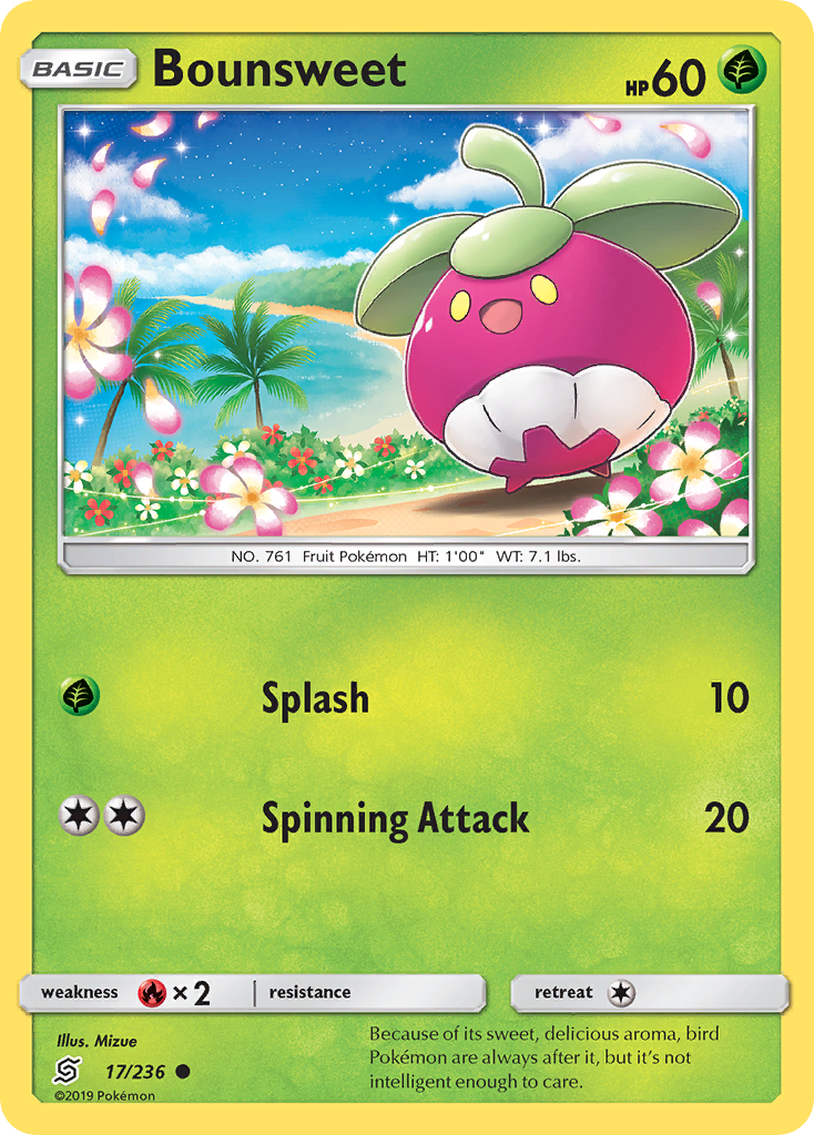 Bounsweet (17/236) [Sun & Moon: Unified Minds] | Black Swamp Games