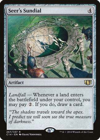 Seer's Sundial [Commander 2014] | Black Swamp Games