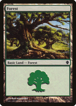 Forest (353) [Commander 2013] | Black Swamp Games