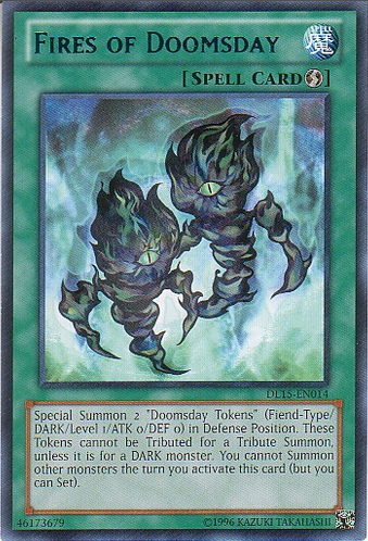 Fires of Doomsday (Blue) [DL15-EN014] Rare | Black Swamp Games