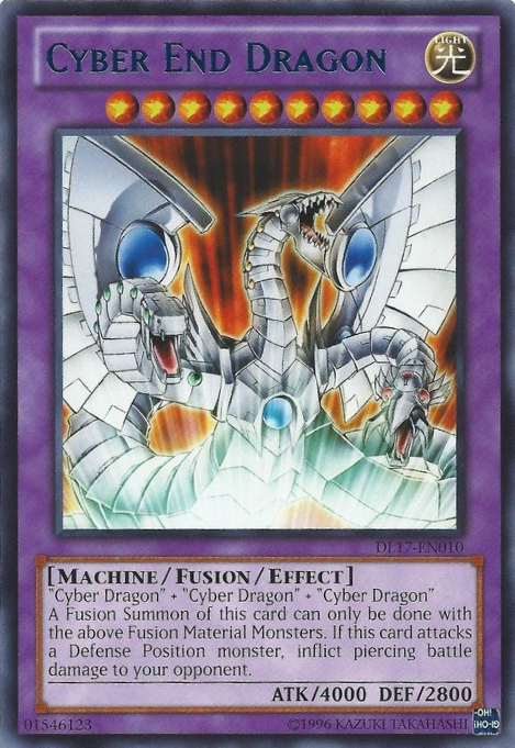 Cyber End Dragon (Blue) [DL17-EN010] Rare | Black Swamp Games