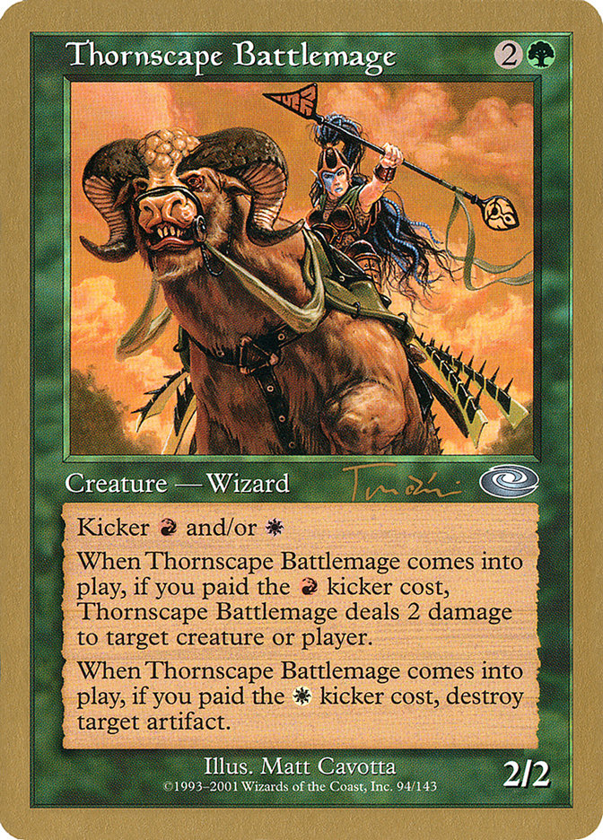 Thornscape Battlemage (Jan Tomcani) [World Championship Decks 2001] | Black Swamp Games