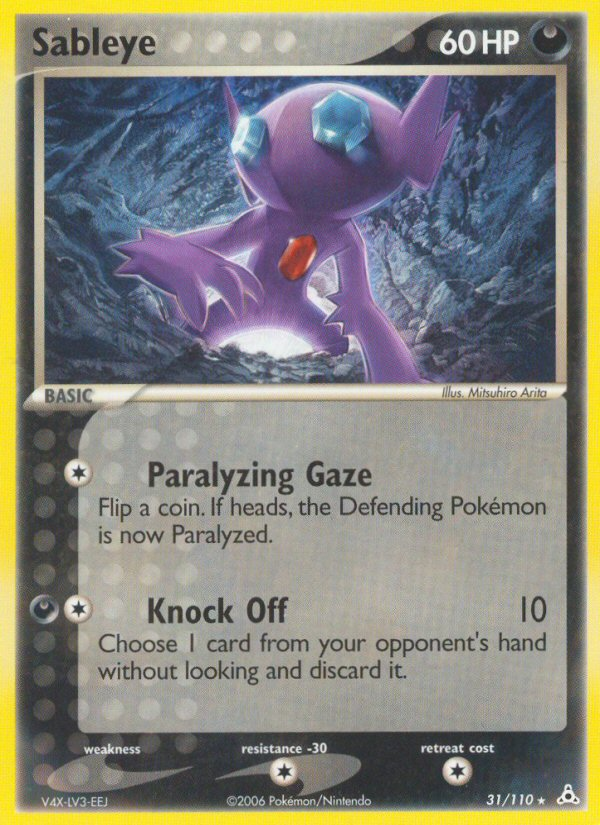 Sableye (31/110) [EX: Holon Phantoms] | Black Swamp Games