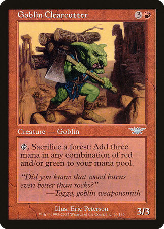 Goblin Clearcutter [Legions] | Black Swamp Games