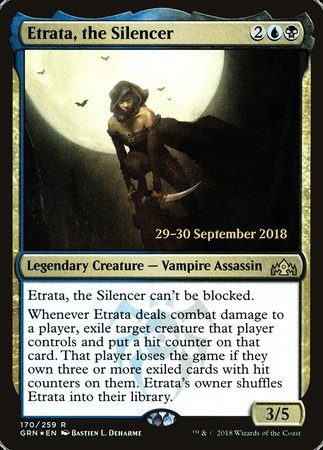 Etrata, the Silencer [Guilds of Ravnica Promos] | Black Swamp Games