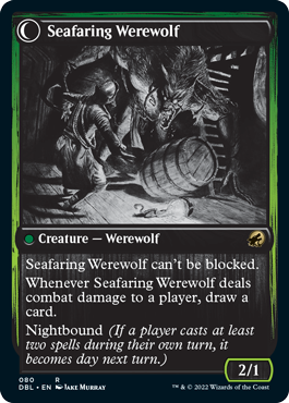 Suspicious Stowaway // Seafaring Werewolf [Innistrad: Double Feature] | Black Swamp Games