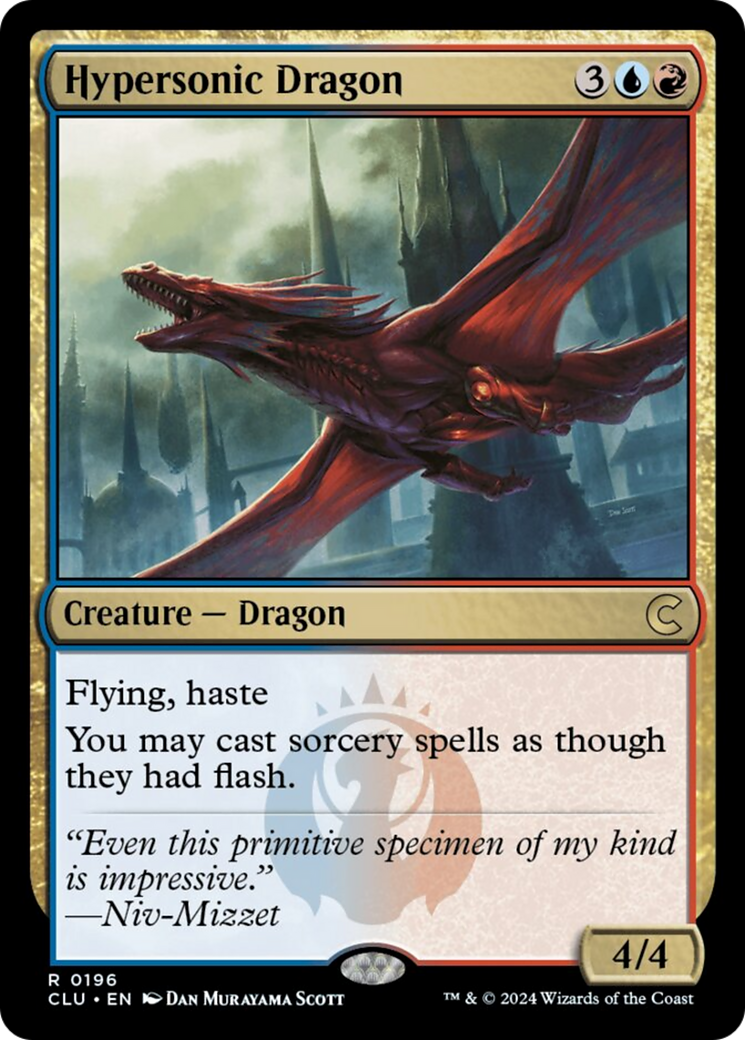 Hypersonic Dragon [Ravnica: Clue Edition] | Black Swamp Games