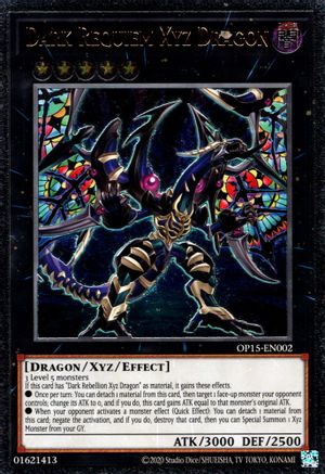 Dark Requiem Xyz Dragon [OP15-EN002] Ultimate Rare | Black Swamp Games