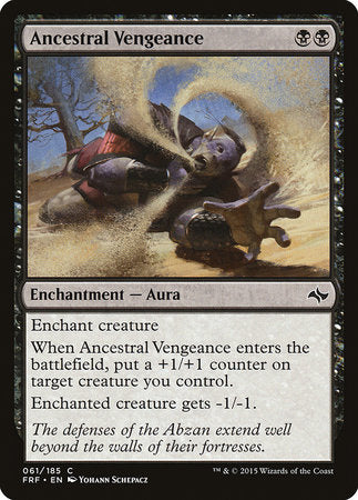 Ancestral Vengeance [Fate Reforged] | Black Swamp Games