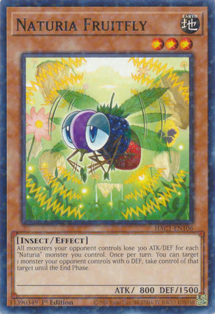 Naturia Fruitfly (Duel Terminal) [HAC1-EN106] Common | Black Swamp Games