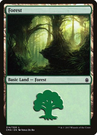 Forest (314) [Commander Anthology] | Black Swamp Games