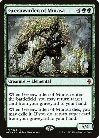 Greenwarden of Murasa [Battle for Zendikar Promos] | Black Swamp Games