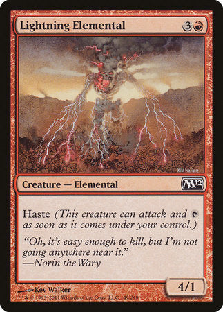 Lightning Elemental [Magic 2012] | Black Swamp Games