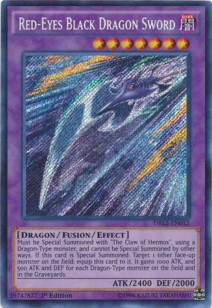 Red-Eyes Black Dragon Sword [DRL2-EN012] Secret Rare | Black Swamp Games