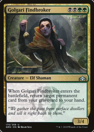 Golgari Findbroker [Guilds of Ravnica] | Black Swamp Games