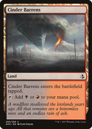 Cinder Barrens [Amonkhet] | Black Swamp Games