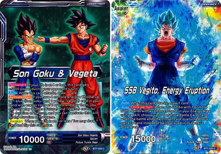 Son Goku & Vegeta // SSB Vegito, Energy Eruption [BT7-025] | Black Swamp Games