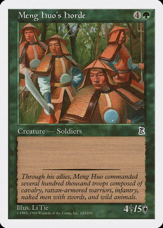 Meng Huo's Horde [Portal Three Kingdoms] | Black Swamp Games