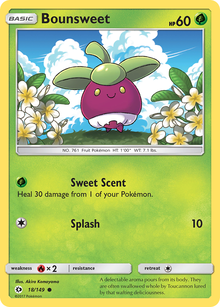 Bounsweet (18/149) [Sun & Moon: Base Set] | Black Swamp Games