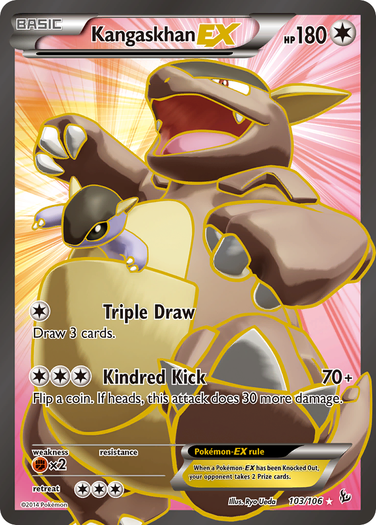 Kangaskhan EX (103/106) [XY: Flashfire] | Black Swamp Games