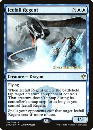 Icefall Regent [Dragons of Tarkir Promos] | Black Swamp Games