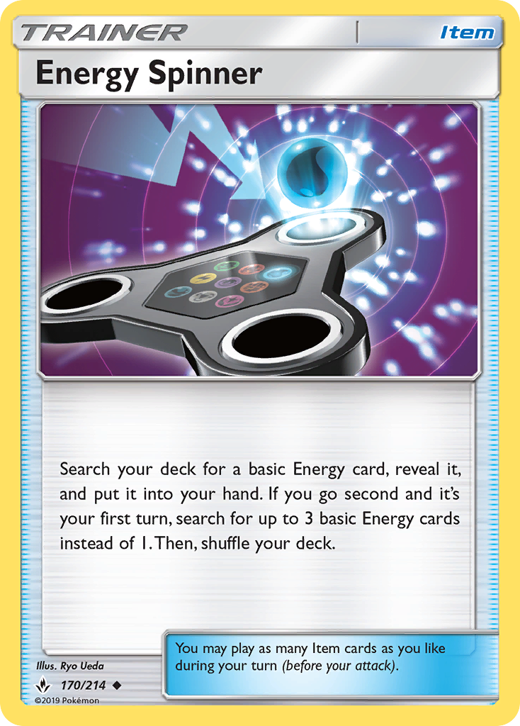 Energy Spinner (170/214) [Sun & Moon: Unbroken Bonds] | Black Swamp Games