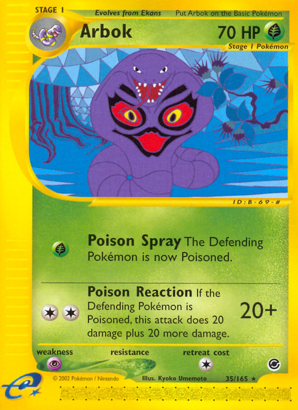 Arbok (35/165) [Expedition: Base Set] | Black Swamp Games