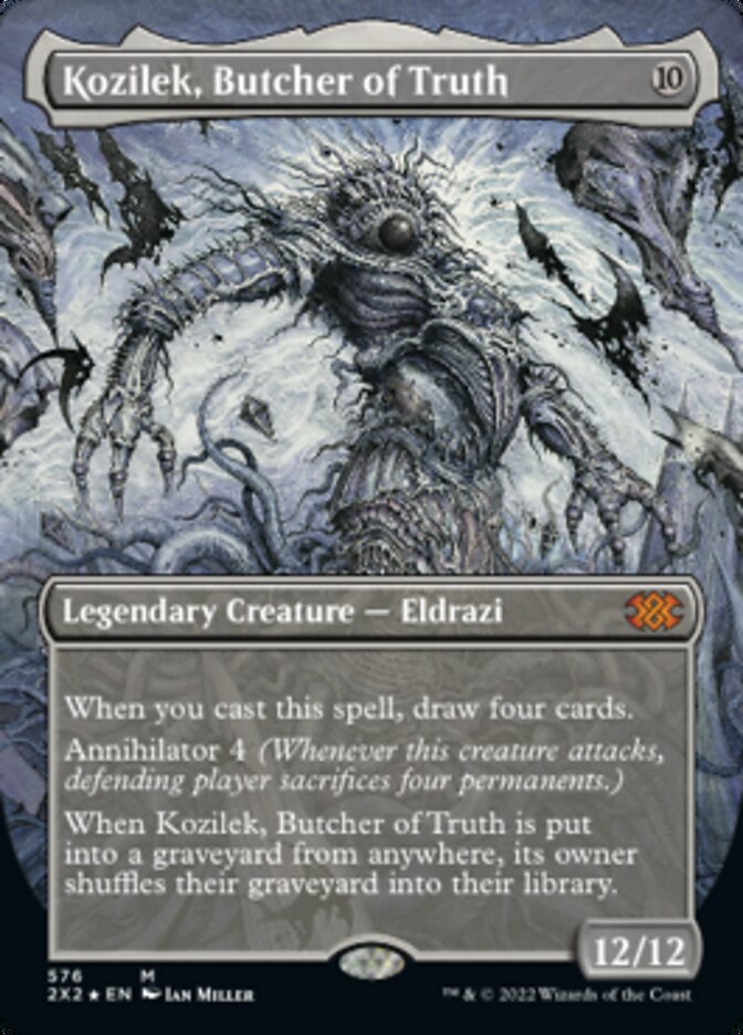 Kozilek, Butcher of Truth (Textured Foil) [Double Masters 2022] | Black Swamp Games