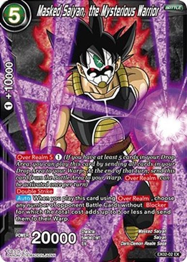 Masked Saiyan, the Mysterious Warrior (EX02-02) [Dark Demon's Villains] | Black Swamp Games