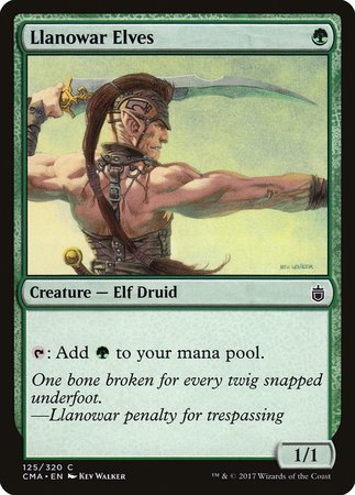 Llanowar Elves [Commander Anthology] | Black Swamp Games