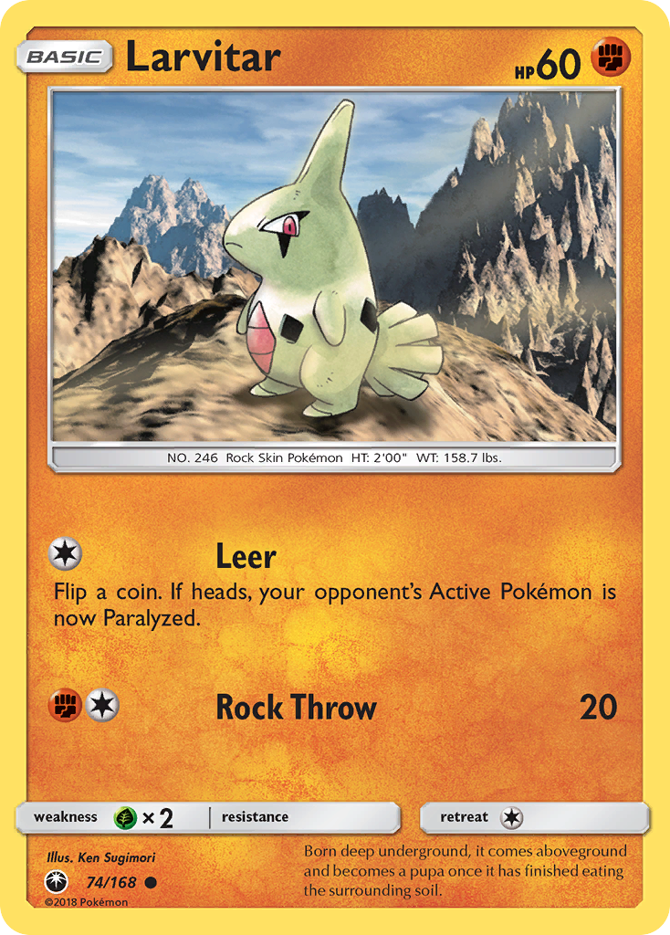 Larvitar (74/168) [Sun & Moon: Celestial Storm] | Black Swamp Games