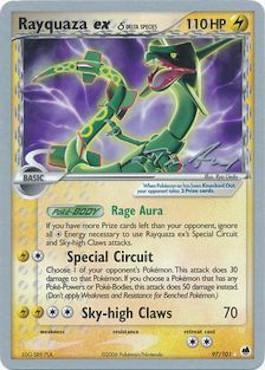 Rayquaza ex (97/101) (Delta Species) (Legendary Ascent - Tom Roos) [World Championships 2007] | Black Swamp Games