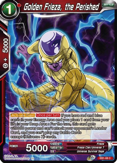 Golden Frieza, the Perished (EB1-08) [Battle Evolution Booster] | Black Swamp Games