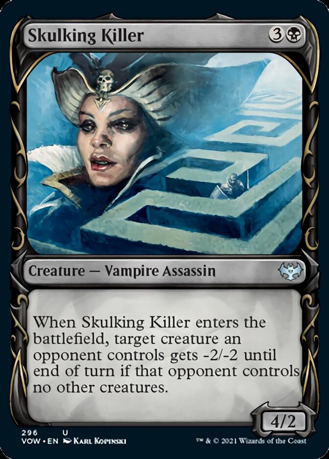 Skulking Killer (Showcase Fang Frame) [Innistrad: Crimson Vow] | Black Swamp Games