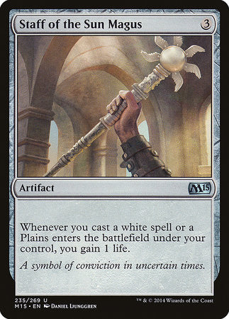 Staff of the Sun Magus [Magic 2015] | Black Swamp Games