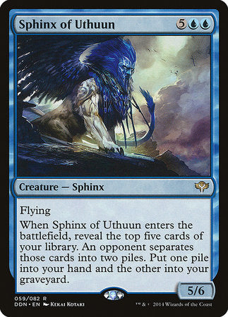 Sphinx of Uthuun [Duel Decks: Speed vs. Cunning] | Black Swamp Games